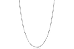 3mm/5mm Silver Stainless Steel Wheat Chain Necklace Jewelry for Men Women Gifts for Him 16/18/20/22/24 Inch