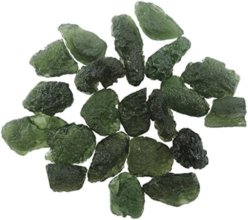 Shivansh Creations Large Size, 1st Class Moldavite From Czech Republic 7 Full Carats, No Damage