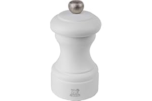 Peugeot 22440 Bistro 4 Inch Salt Mill, White Matte