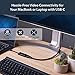 StarTech.com USB-C to HDMI Video Adapter Converter - 4K 30Hz - Thunderbolt 3 Compatible - USB 3.1 Type-C to HDMI Monitor Travel Dongle Black (CDP2HD)