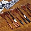 Wooden-Spoon-Fork-Chopsticks-Set-Handmade-Japanese-Style-Utensils-Elegant-Tableware-Set-for-Camping-Picnic-Office-or-Home-Black Wooden Spoon Fork Chopsticks Set Handmade Japanese Style Utensils Elegant Tableware Set for Camping, Picnic, Office or…
