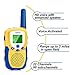 Lydaz Walkie Talkies for Kids, 22 Channels 3 Miles Long Range Electronic Two Way Radios with Rubber Finishing, Indoor Outdoor Play Adventure Toys Gift for Boys Girls Age 3 4 5 6 7 8 9 10 Years Old