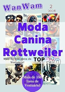 Livro Rottweiler Recurso especial de moda (edição WanWam de janeiro de 2024)