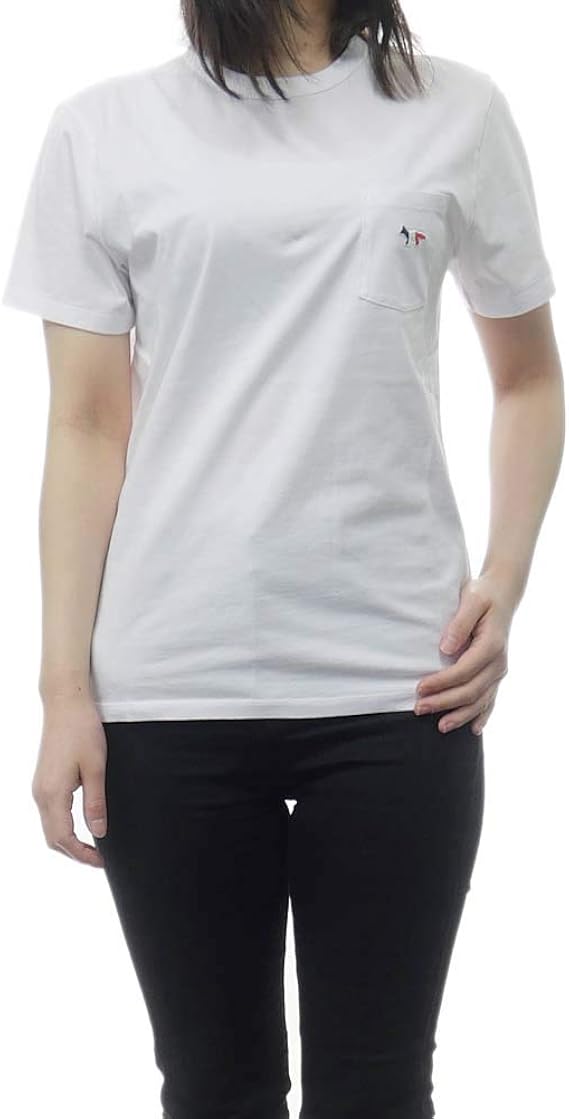 Amazon Maison Kitsune メゾンキツネ クルーネックtシャツ Fwkj0010 レディース Xs 並行輸入品 Tシャツ カットソー 通販