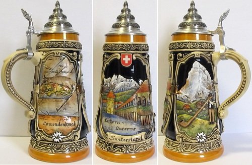 日本産 Leルツェルンスイスドイツビールジョッキ 5l One新しいマグドイツ製 B00aaqawlg 60 Off Rainflower Shop