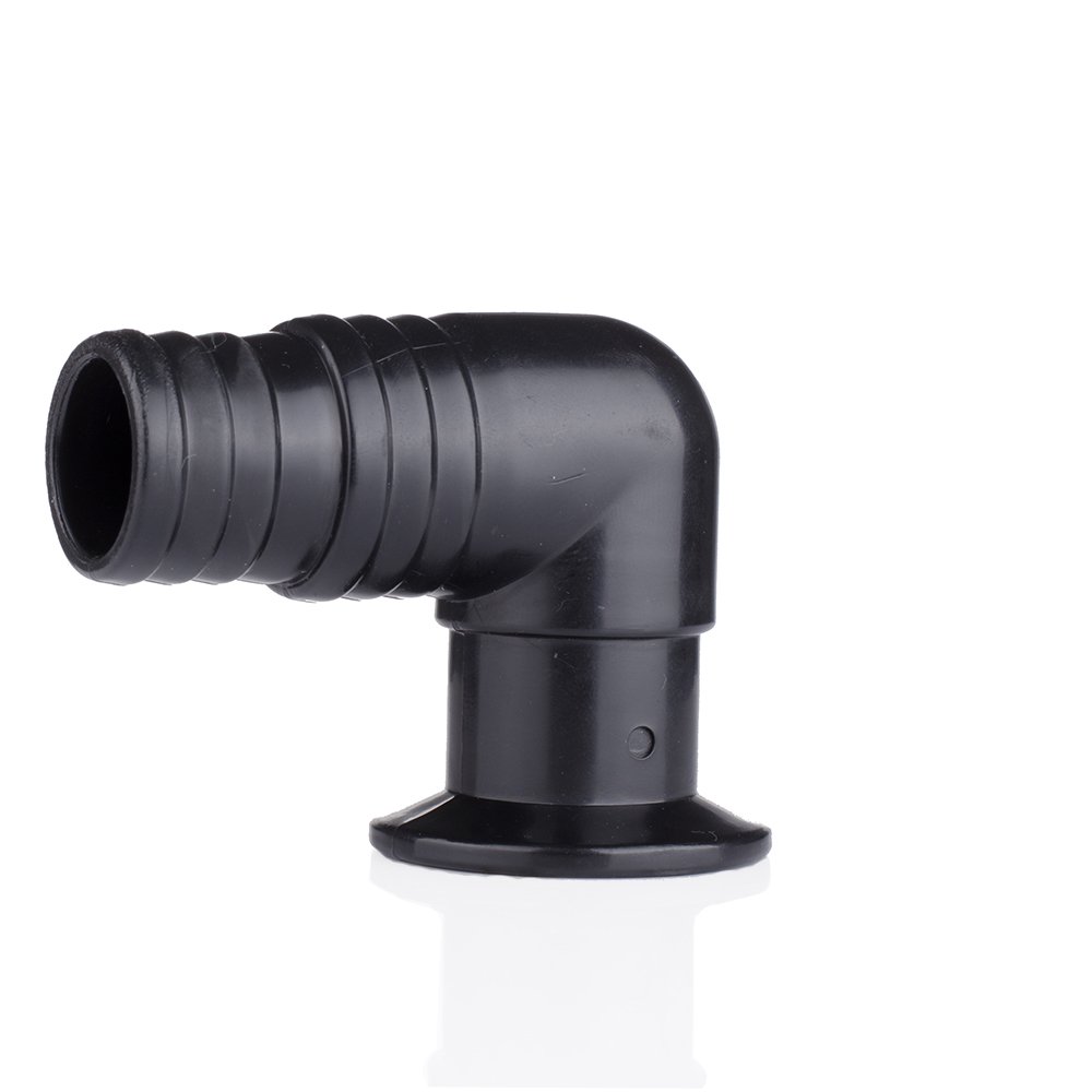 Vacuum Adapter KF25/NW25 Flange to Rubber/Plastic Hose Barb Adapter