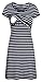 Milk Nursingwear Striped Scoop-Neck Nursing Dress