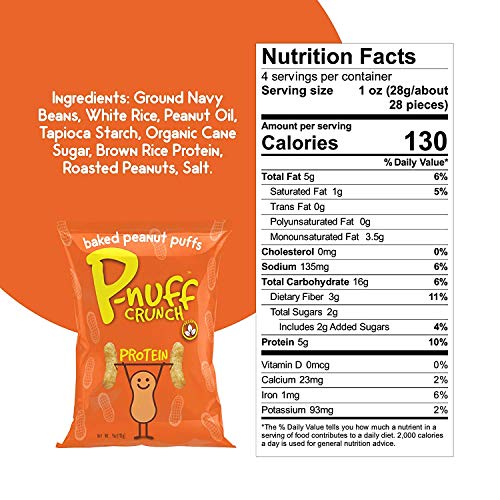 Pnuff Crunch Healthy Low Carb Protein Puffed Snacks, AS SEEN ON SHARK