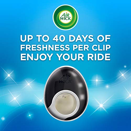 Air Wick Car Air Freshener Vent Clips, Fresh Berries Scent, Odor Neutralization, 4 Count (Pack