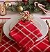 DII Christmas Thanksgiving Holiday Tabletop Décor Collection Decorative Napkin Ring Holder Set, 4