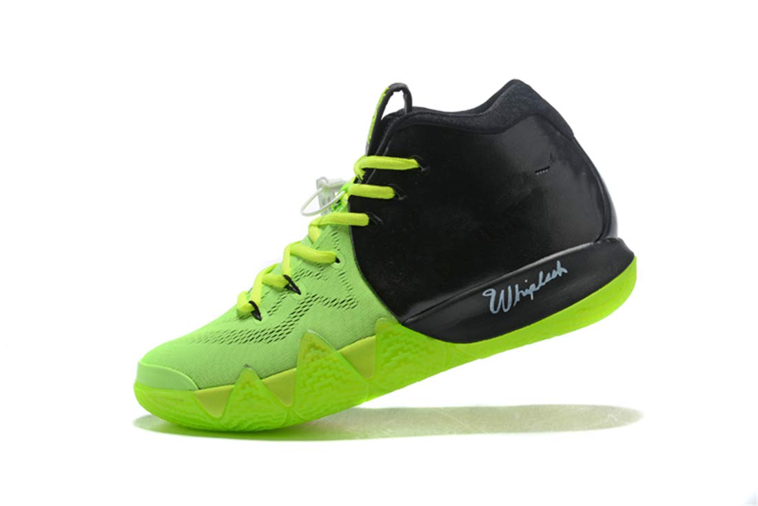 vx Men's Kyrie 4 Basketball Shoes Low Training Shoes Professional Sports Shoes (Fluorescent Green, 1