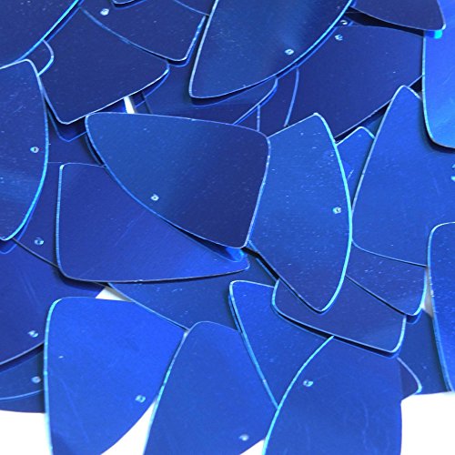 Royal Blue Metallic Fishscale Fin 1.5