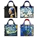 LOQI Museum10 Collection Pouch Set of 4 Reusable Grocery Bags