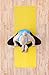 YogaAccessories 1/4″ Thick High-Density Deluxe Non-Slip Exercise Pilates & Yoga Mat, Yellowthumb 3