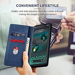 Jasonyu Flip Wallet Case for Google Pixel 6A