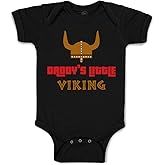 Cute Rascals Baby Bodysuit Daddy's Little Viking Valhalla Dad Father's Day Boy & Girl Baby Clothes