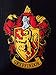 Harry Potter Fabric Panel Wizarding World House Crest Cotton Panel Gryffindor Ravenclaw Slytherin Hufflepuff