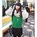 Foxnovo Fashion Korean Style Autumn Winter Unisex Knitted Scarf Cape Shawl with Sleeves (Beige)
