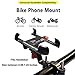 Aluminum Alloy Bike Phone Mount with 360 Degree Rotation, Adjustable Bicycle Handlebar Phone Holder for Motorcycle Mountain Road Hybrid Bike Compatible with iPhone Xs Max X 8 7 6 Plus Samsung S9 S8 S7thumb 1