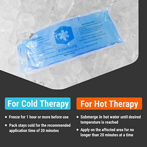 ICEWRAPS 4"x10" Reusable Perineal Ice Packs for Postpartum Recovery