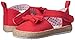 Luvable Friends Unisex Baby Crib Shoes, Red Espadrilles, 6-12 Months