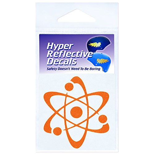 超特価激安 Seward Street Studios 反射デカール アトムシンボル アトミックアイコン 安全ステッカー 粘着アトムリフレクター オレンジ B07cx 人気ショップが最安値挑戦 Iskandarputeri Com