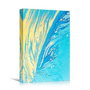 signwin Canvas Wall Art Liquid Abstract Colorful Decorative...