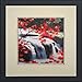King Silk Art 100% Handmade Embroidery feng Shui Large Framed Red Maple Tree and Waterfall Oriental Wall Hanging Art Asian Decoration Tapestry Artwork Picture Gifts 37042WFB1