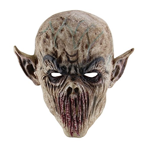 Hophen Scary Halloween Mask Terror Ghost Devil Biochemical Alien Zombie Caps Masks for Cosplay Masquerade Parties