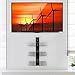Mount Factory - Adjustable Wall Mount/Glass Floating AV DVD Component Shelf - 3 Tier - Black