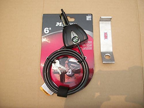 Security Bracket Made to Fit RTIC 45 & 65 Cooler with Master Python 6' Cable Lock