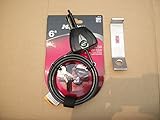 Security Bracket Made to Fit RTIC 45 & 65 Cooler with Master Python 6' Cable Lock