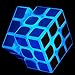 Twister.CK Cool Magic Cube 3x3 Speed Cube Glow in Dark Speed Cube Brain Teasers Puzzles Toys