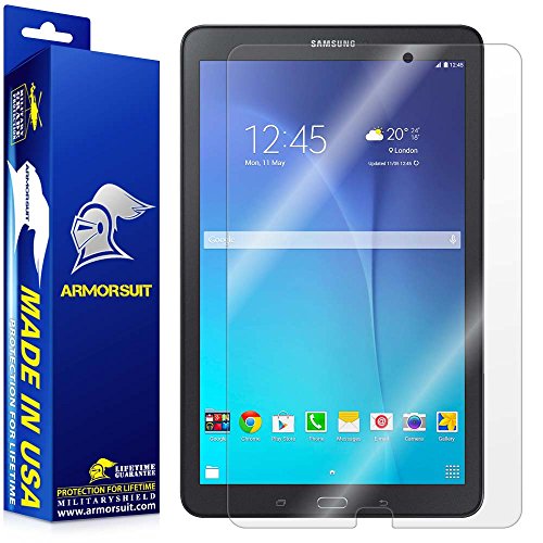 ArmorSuit MilitaryShield - Samsung Galaxy Tab E 9.6 Inch Screen Protector Anti-Bubble Ultra HD Shield w/ Lifetime Replacements