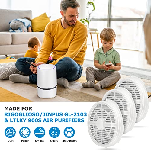 GL2103 True HEPA Replacement Filter For RIGOGLIOSO GL2103, JINPUS GL