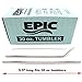 Insulated Stainless Steel Travel Tumbler - 30 oz Coffee Thermal Mug with 2 Tumbler lids New Spill Proof Flip Top Lid, 2 Stainless Steel Straws – Like Yeti Tumbler For Ice Drink & Hot Beverage, by EPIC