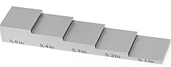TMTECK Step Block 1018 Steel Calibration Block for