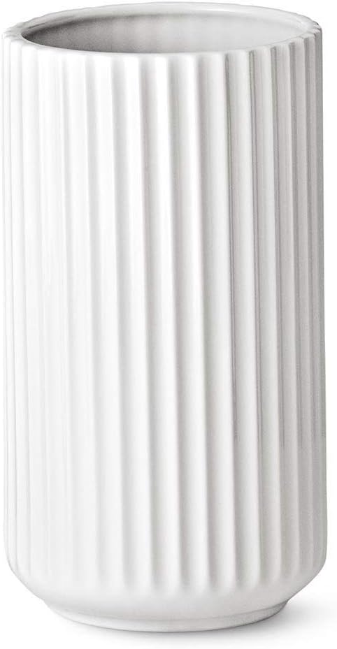 Lyngby Porcelæn Vase Height 20.5 cm Lyngby Design Classic Timeless Design White, H20,5 cm