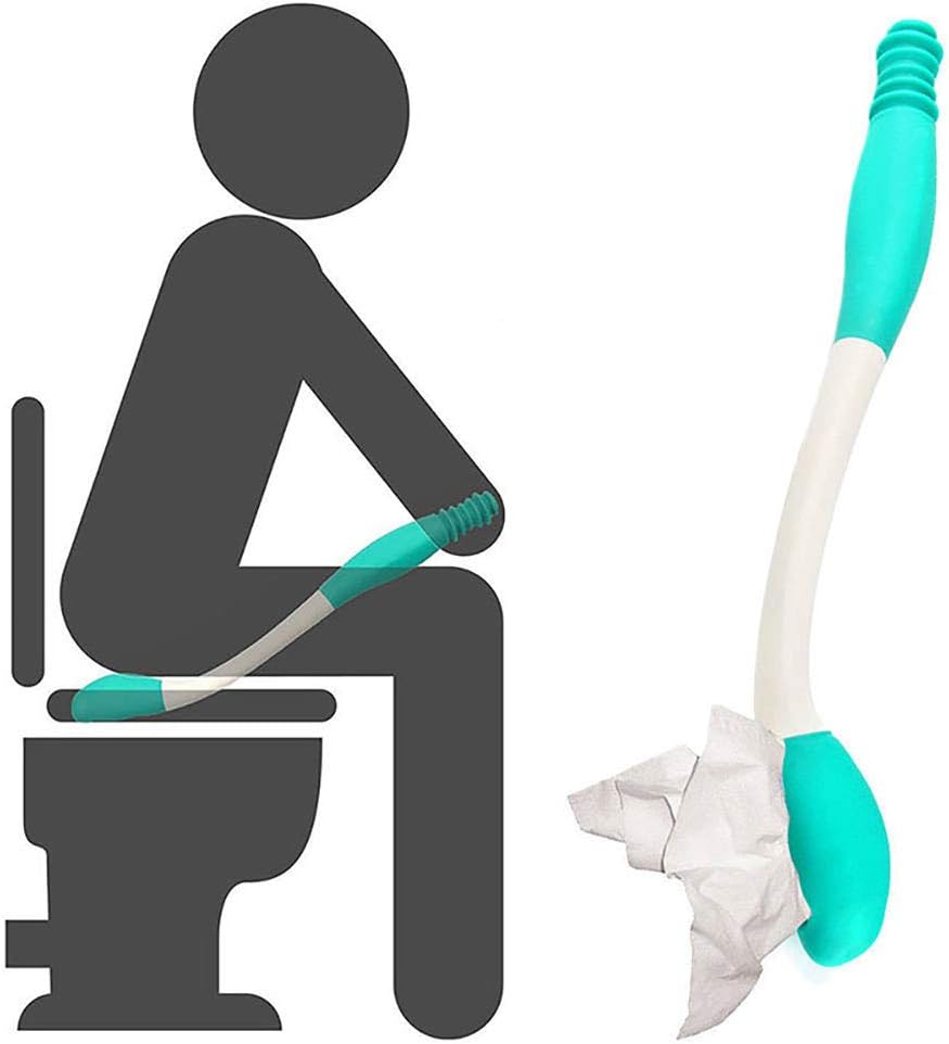 TSelf-Assist Toilet Aids,Toilet Aids for Wiping, Bottom Bum Wiper, Long Reach Comfort Wipe Helper for Self-Wipe Hygiene More Easy: Health & Personal Care