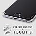 totallee iPhone 8 Tempered Glass Screen Protector | Hard Rounded Edges HD Clarity 3D Touch Compatible Bubble-Free Installation for iPhone 8 (Clear Glass)