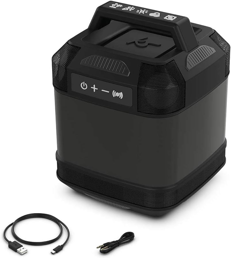 kitsound slam xl bluetooth party speaker