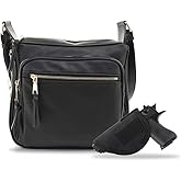 JESSIE & JAMES | Concealed Carry RFID Blocking Crossbody Purse for Women with Lock and Key