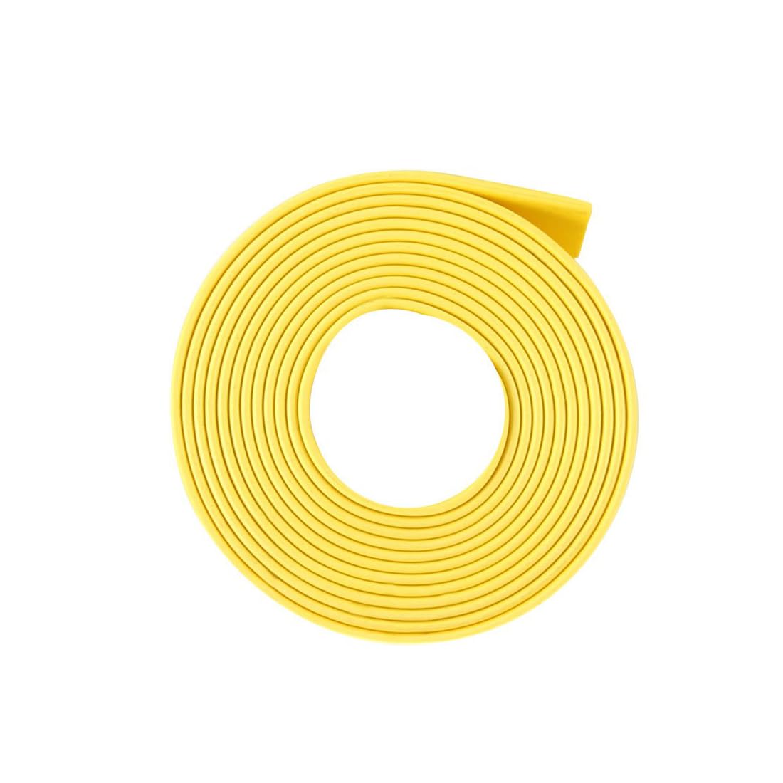Unifizz Heat Shrink Tubing 16mm Dia 26mm Flat Width 2:1 Ratio Shrinkable Tube Cable Sleeve 1m - Yellow