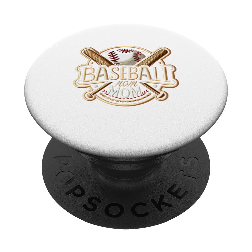 Baseball Mom - Funny and Sweet For Moms with Baseball Kids PopSockets Swappable PopGrip