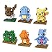 6 Boxes Diamond Block Pokemon Miniature Building Blocks Parent-child Games Children's Educational Toys Pikachu Squirtle Bulbasaur Charizard Ect