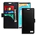 FYY [Genuine Leather [RFID Blocking] Wallet Case for Samsung Galaxy Note 8 2017, Handmade Flip Folio Wallet Case with Kickstand and Card Slots for Samsung Galaxy Note 8 2017 Black