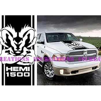 Dodge Ram 1500 2500 3500 Vinyl Decal Racing Sticker Stripe Hemi Mopar 5.7L T-197