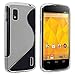 S-Line TPU Case Cover for LG Nexus 4 (E960) - Clear / Transparent