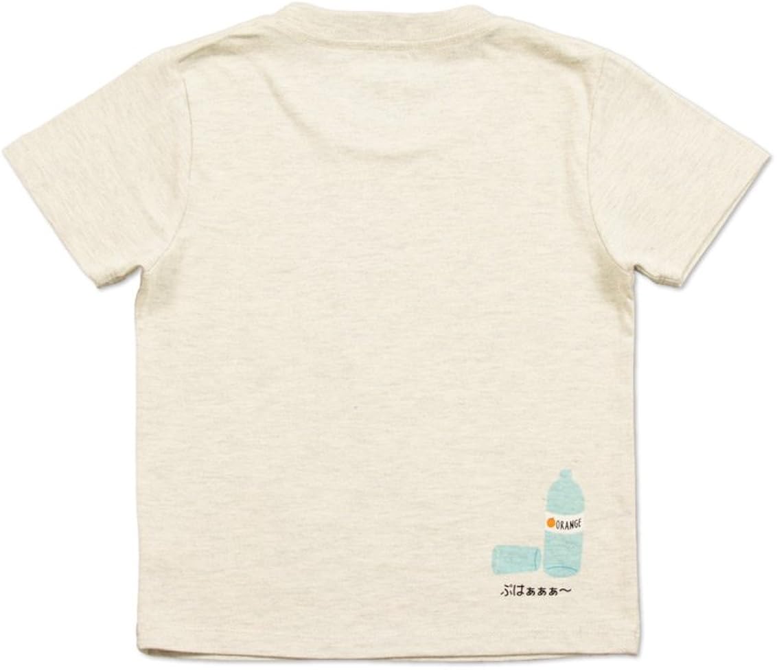 Amazon グラニフ Graniph キッズｔシャツ ゴホウビオレンジ ヘザーナチュラル 130 Tシャツ カットソー 通販