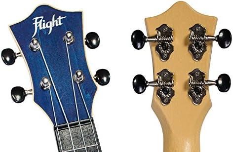 Flight, 4-String Travel Series Soprano Ukulele, Dark Blue (TUS-35DB), Full size - Image 5